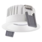 Ledvance LED Spot Fix Aluminium Wit 8W 680lm 36D - 930 Warm Wit | Zaagmaat 68mm - IP44 - Beste Kleurweergave - Dimbaar Ledvance LED Spot Fix Aluminium Wit 8W 680lm 36D - 930 Warm Wit | Zaagmaat 68mm - IP44 - Beste Kleurweergave - Dimbaar