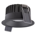 Ledvance LED Spot Fix Aluminium Zwart 8W 680lm 36D - 930 Warm Wit | Zaagmaat 68mm - IP44 - Beste Kleurweergave - Dimbaar Ledvance LED Spot Fix Aluminium Zwart 8W 680lm 36D - 930 Warm Wit | Zaagmaat 68mm - IP44 - Beste Kleurweergave - Dimbaar
