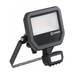Ledvance LED Breedstraler Aluminium Zwart 17W 2400lm 100D - 840 Koel Wit | IP65 - Bewegings- En Lichtsensor - Symmetrisch Ledvance LED Breedstraler Aluminium Zwart 17W 2400lm 100D - 840 Koel Wit | IP65 - Bewegings- En Lichtsensor - Symmetrisch