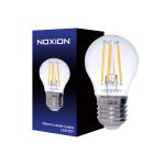 Noxion Lucent Lustre LED E27 Kogel Filament Helder 4.5W 470lm - 827 Zeer Warm Wit | Dimbaar - Vervangt 40W Noxion Lucent Lustre LED E27 Kogel Filament Helder 4.5W 470lm - 827 Zeer Warm Wit | Dimbaar - Vervangt 40W