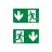 Ledvance Nood Uitgangsbord Pictograms