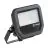Ledvance LED Breedstraler Aluminium Zwart 8W 1100lm 100D - 830 Warm Wit | IP66 - Symmetrisch