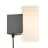 Nordlux Wandlamp Mona Glas Zwart 10W 800lm - 927 Zeer Warm Wit | 3-Staps Dimbaar
