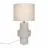 Nordlux Dugan Tafellamp Ceramic en Textiel Beige | Geschikt voor E14