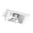 LED Downlight Wandwasher Wandy Maxi Grijs 46W 6050lm 70x75D - 830 Warm Wit - 238x145mm