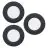 Voordeelpak 3x Eglo Inbouw Spot Fueva 6 Kunststof Zwart 11.1W 1350lm - 827-840-865 CCT