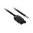 Power Cable EPCOM/3 2x1mm 0.5m Male Black Ultrasonic