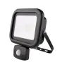 Noxion LED Breedstraler Beamy G2 Zwart 10W 900lm 120D - 830 Warm Wit | IP65 - Bewegingssensor - Symmetrisch